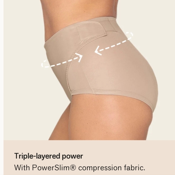 Leonisa Firm Compression Postpartum Panty with Adjustable Belly Wrap sz S - Picture 15 of 16